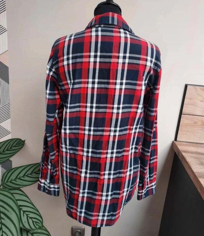 Chemise à carreaux oversize Zara Woman - photo numéro 3