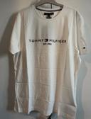 T-shirt manche courte Tommy Hilfiger Taille L Blanc