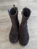 bottes noires daim tex taille 34