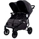 Poussette Double Baby Monsters Easy Twin 4 - Noire/Grise