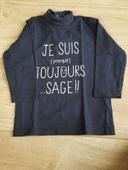 Tee shirt col roulé 12 mois