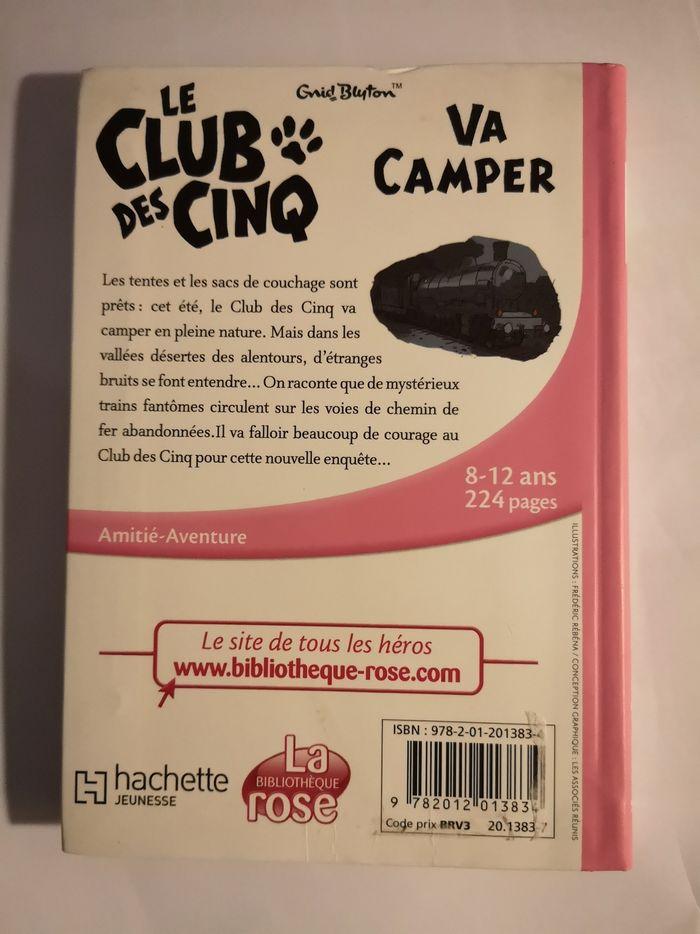 Club des cinq va camper. Bibliothèque rose - photo numéro 2