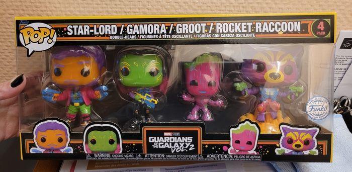 Pack 4 funko pop Guardians of the galaxy Marvel - photo numéro 1