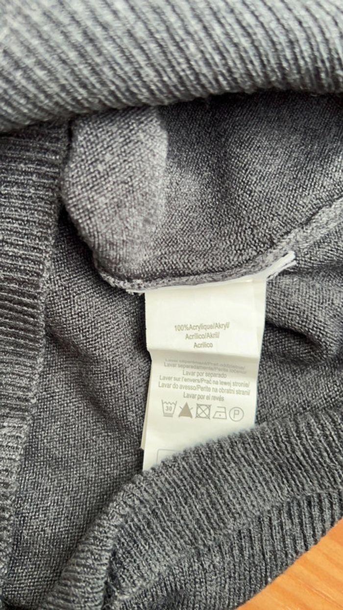 Pull col roulé  gris taille  XXL très bon état - photo numéro 2