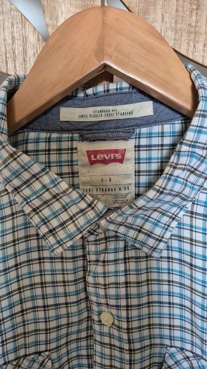 Chemise à carreaux Levi's standard fit - photo numéro 3