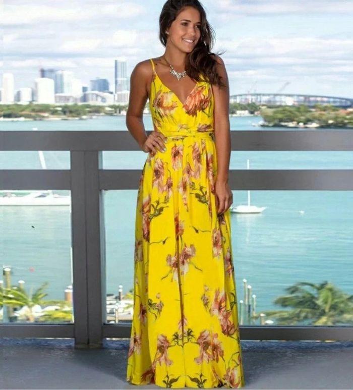 Belle robe d'été à fleurs/ Mooie zomerjurk/kleed - photo numéro 1