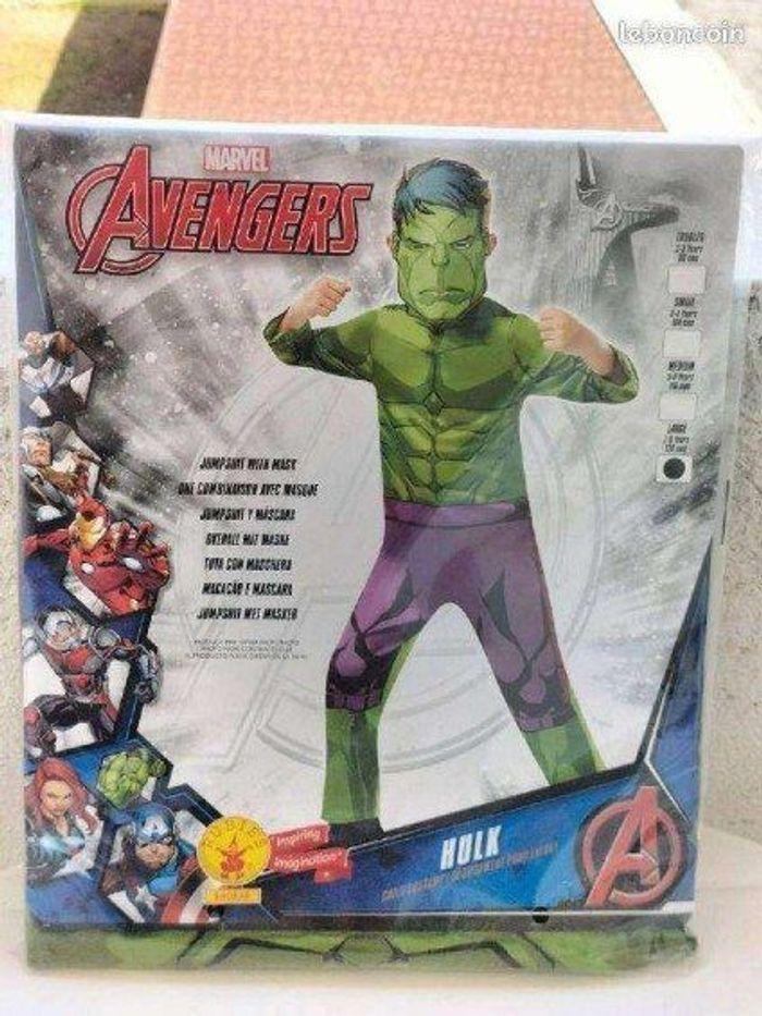 Déguisement Avengers Hulk 7/8 ans - photo numéro 1