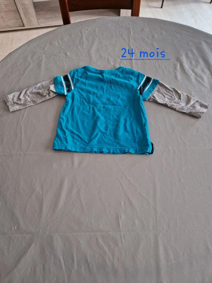 Tee shirt longue manche 24 mois - photo numéro 2