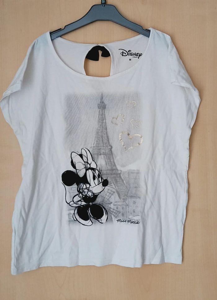 T-shirt femme blanc, Minnie. Disney - photo numéro 1