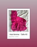 Haut Rose Femme - Taille L - Shein