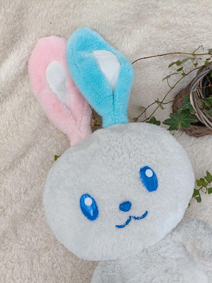 Peluche lumineuse et sonore lapin kawaii - photo numéro 2