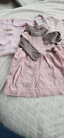 Lot bodies + ensemble robe + t-shirt manches longues