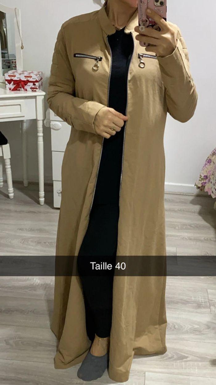 Veste longue a fermeture taille 40 - photo numéro 1