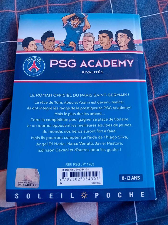 Livre roman psg academy - rivalités - photo numéro 2