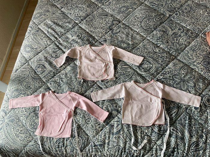 Lot de 3 brassières petit bateau 6 mois - photo numéro 1