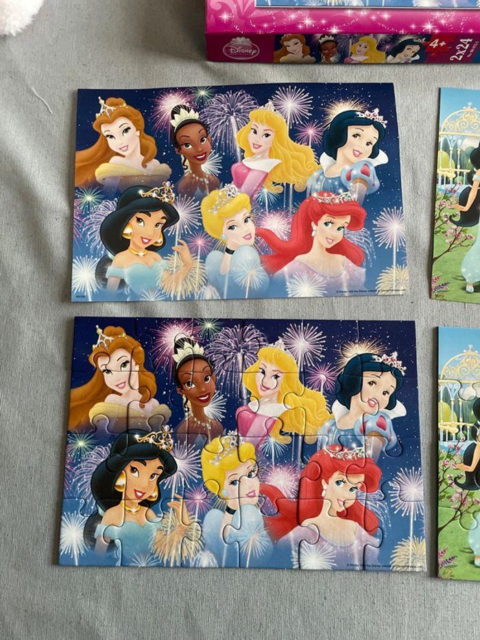 Lot 2 puzzles 24 pièces Disney Princesses - photo numéro 5