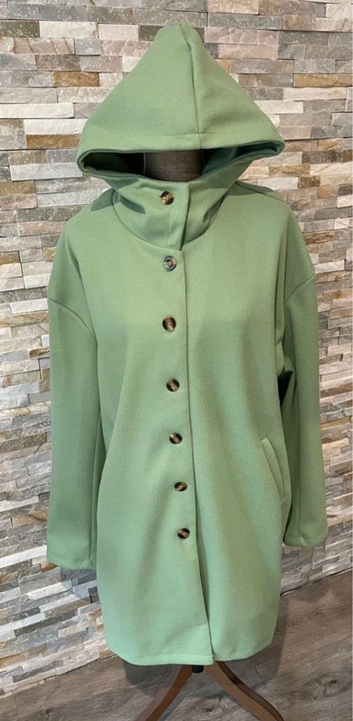 Manteau vert taille XL neuf sans étiquette - photo numéro 1