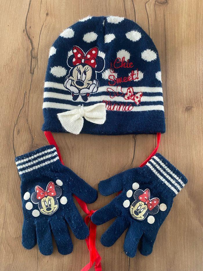 Bonnet et gant Minnie