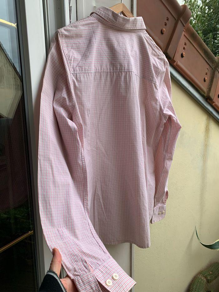 Chemise 👔 à petits carreaux ♦️ Vintage rose 🥀 taille 42 - photo numéro 6