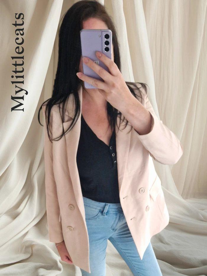 Veste blazer beige - photo numéro 2