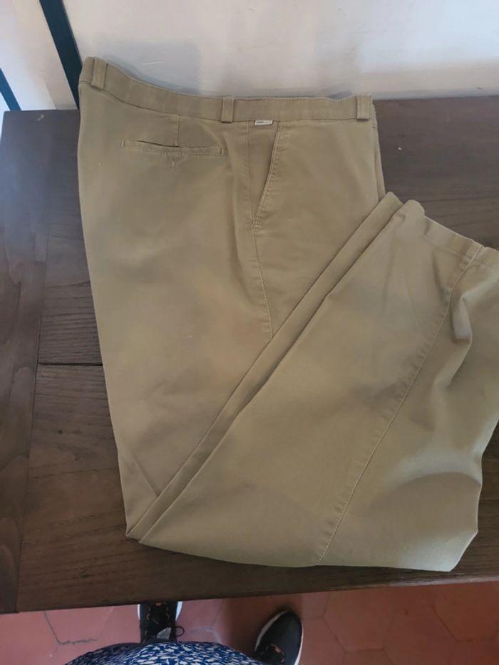 Pantalon chino kaki clair taille 52 - photo numéro 1