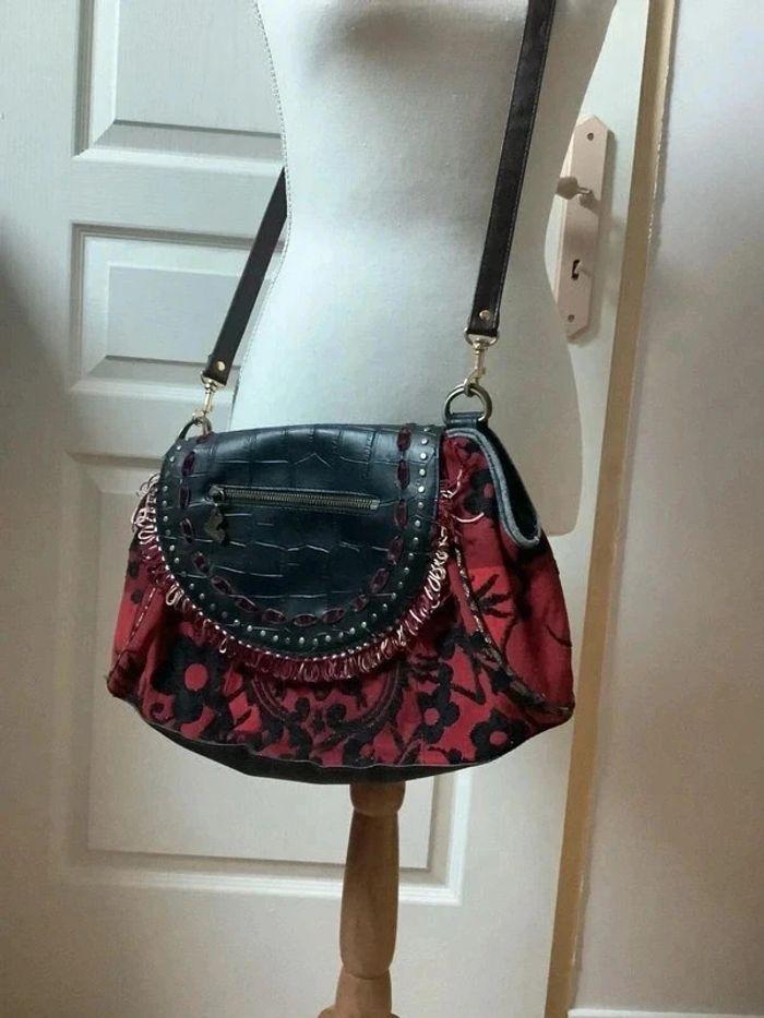 Sac rouge et noir Desigual - photo numéro 3