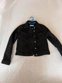 Veste en jean noir