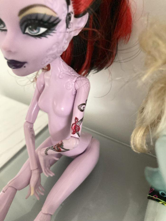 Lot de deux Poupées Monster High nues - photo numéro 7