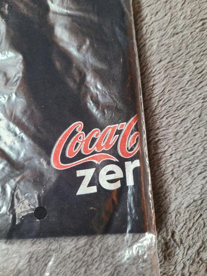 T-shirt manches courtes noir coca cola zéro taille L neuf - photo numéro 3