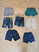 Lot shorts 12 mois