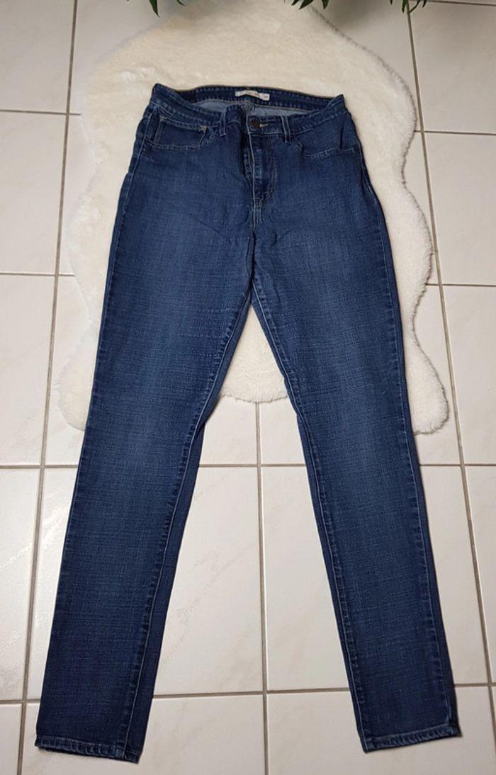 Jean Levi's 721 High Rise Skinny W30 L32 Bleu - photo numéro 2