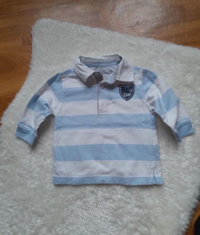 Polo rayure garçon taille 12 mois