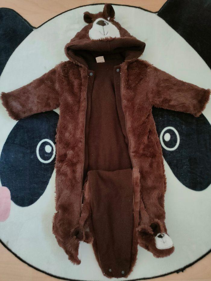 Combinaison bébé chaude ours 🐻 taille 6 mois neuve - photo numéro 8