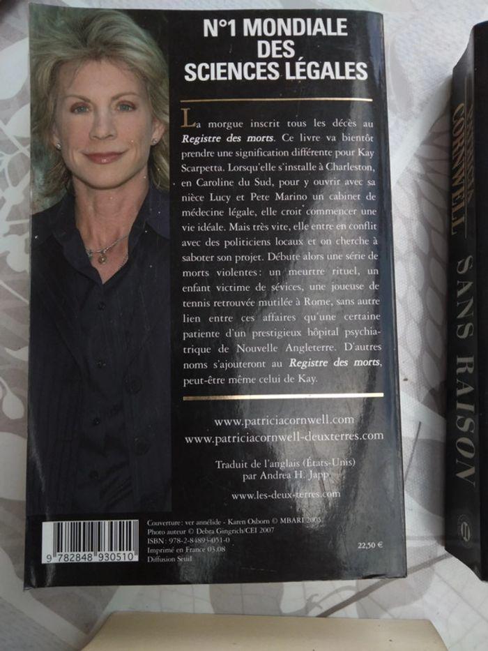 Lot livres Patricia Cornwell - photo numéro 2