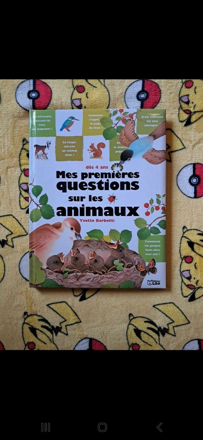 Livre mes premières questions sur les animaux - photo numéro 1