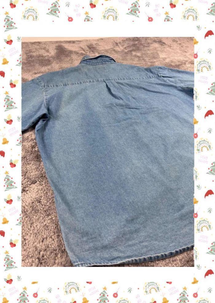 👕 Chemise en jean Homme Dickies Bleu Taille 4XL 👕 - photo numéro 17