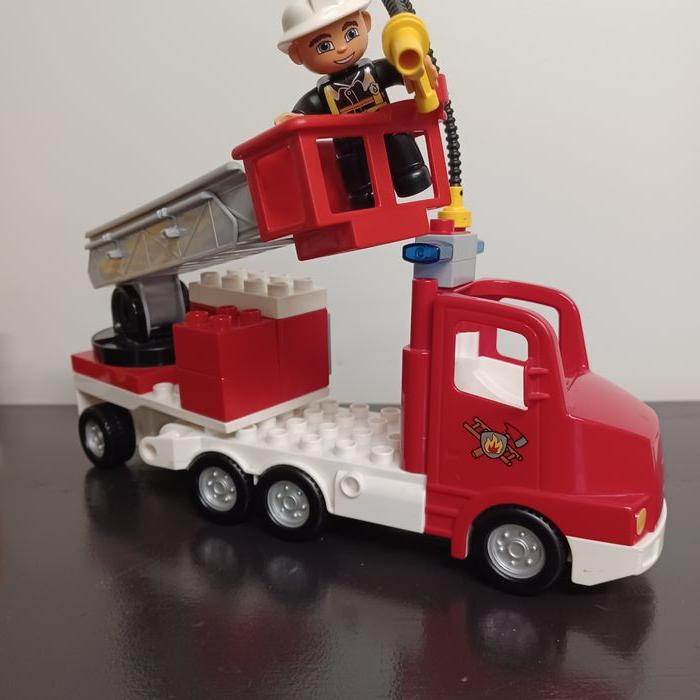 Camion et voitures de pompier lego duplo - photo numéro 5