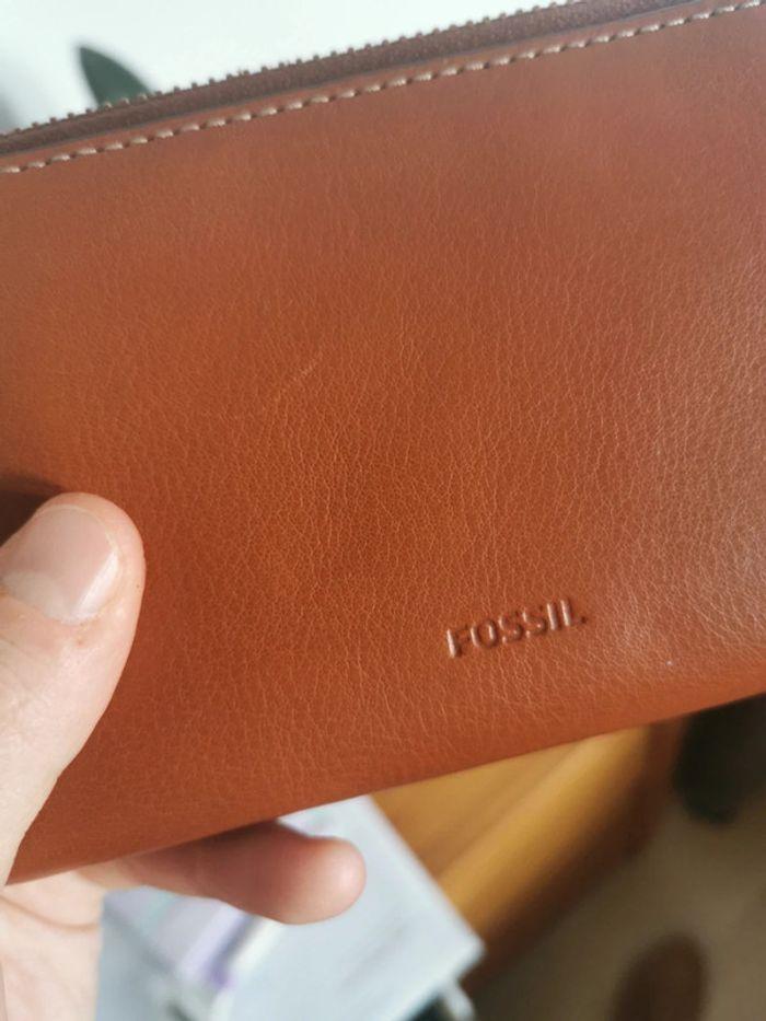 Porte feuille Fossil cuir véritable - photo numéro 5