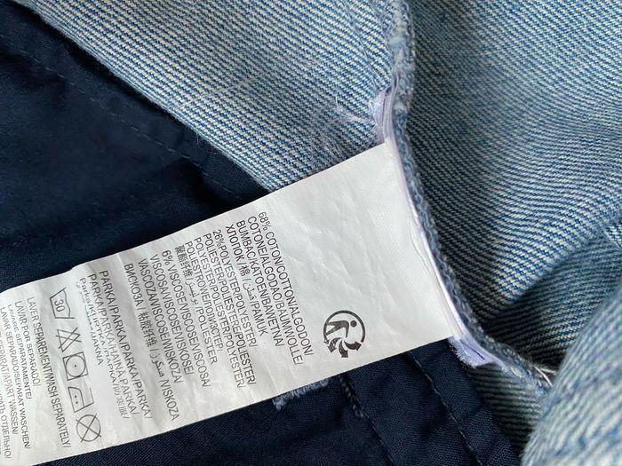 Manteau mi-long avec capuche en jean, Kiabi, taille S - photo numéro 9