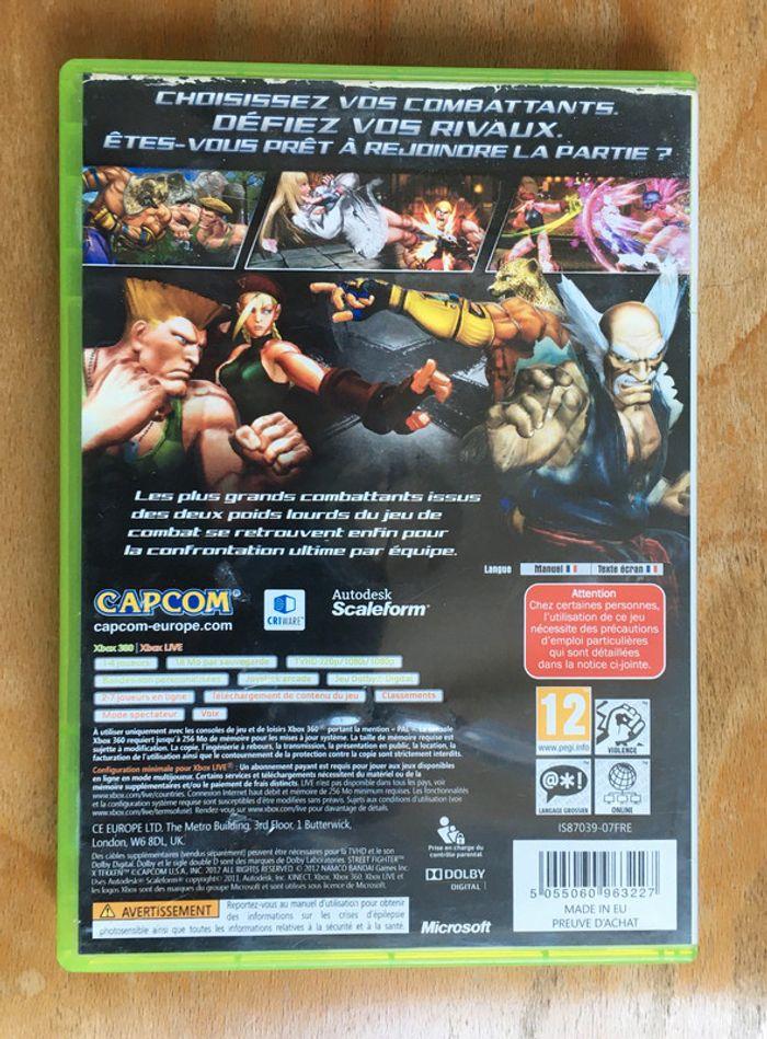 Lot Super Street Fighter IV Arcade Edition + Street Fighter X Tekken sur Xbox 360 - photo numéro 6