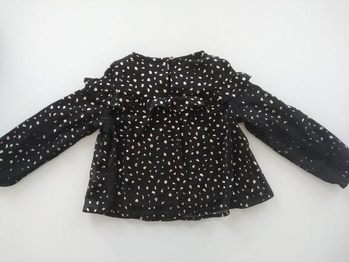 Blouse, noir et doré, 3 ans, 90-97 cm - photo numéro 2