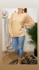 Pull taupe