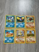 Lot de 6 cartes Pokémon édition 2