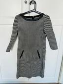 Robe fourreau laine pied de poule Ralph Lauren 38