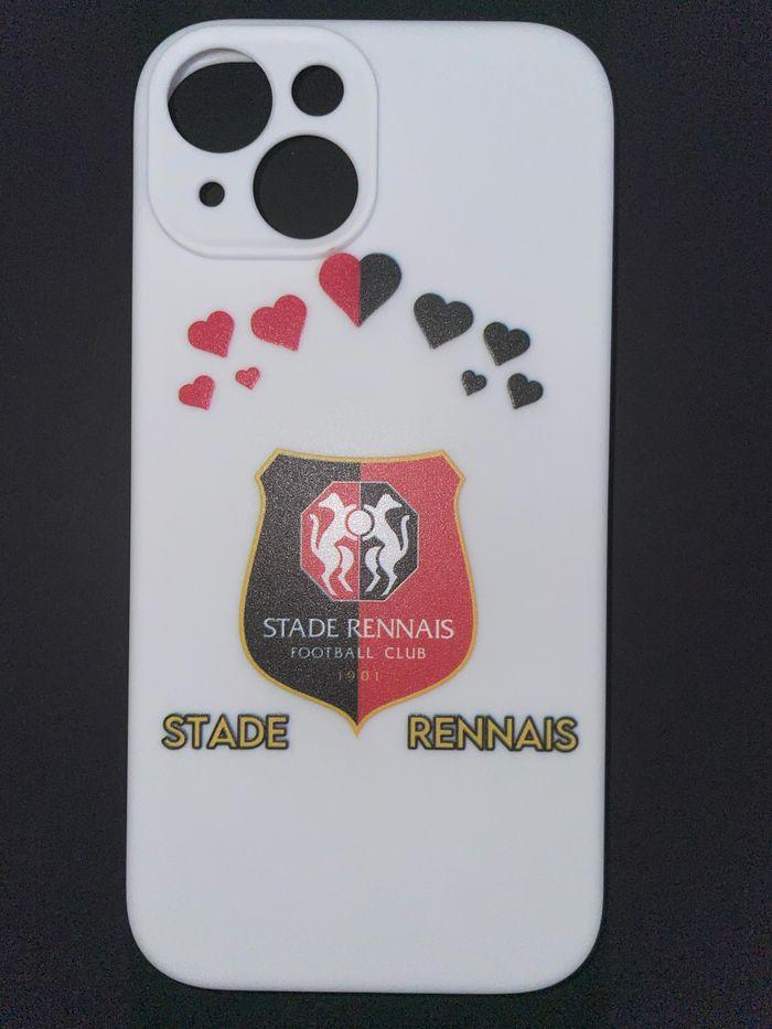 Coque iPhone 15 - Rennes ⚫️🔴- 5 coloris disponible - photo numéro 6