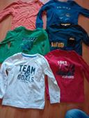 Lot t-shirts manches longues