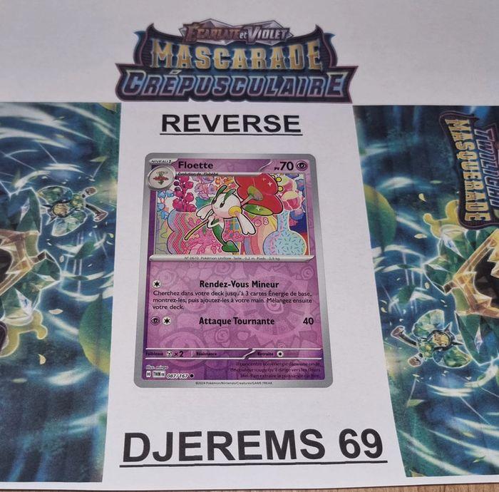 Carte Pokémon - Floette Reverse 087/167 - EV06 Mascarade Crépusculaire