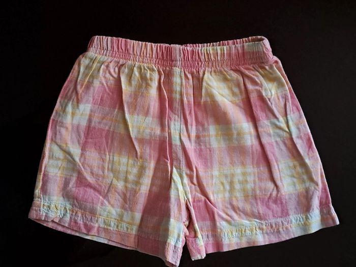 Shorts rose aux carrés - photo numéro 2