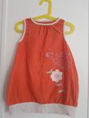 Jolie robe corail 4 ans