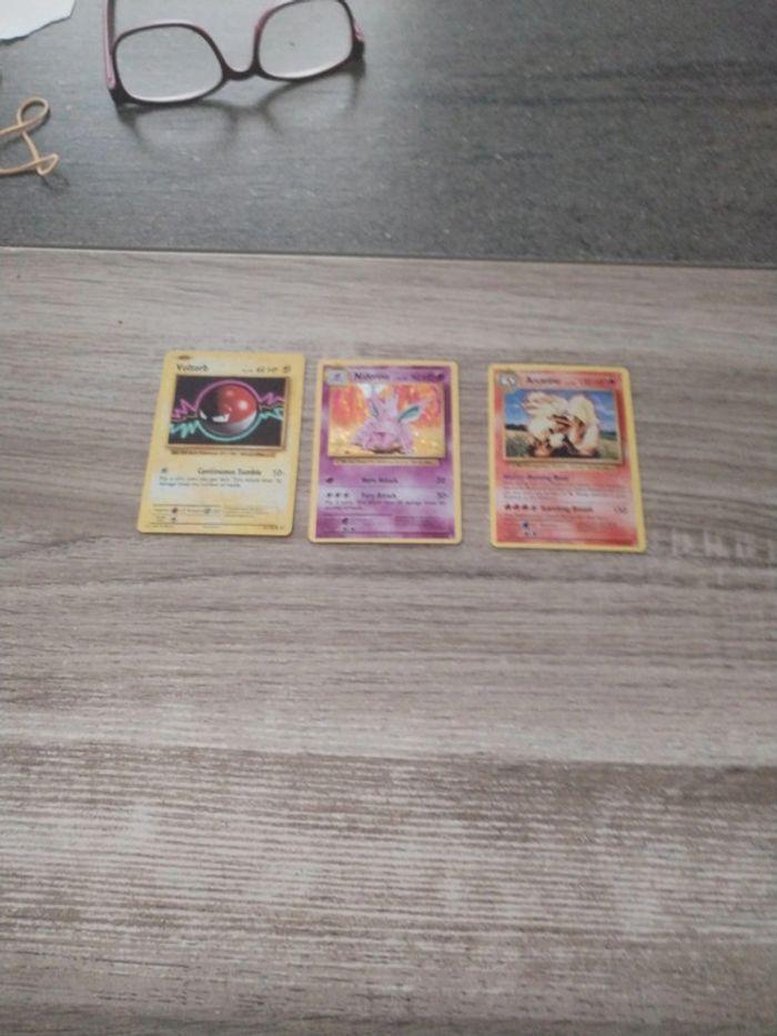 3 carte Pokémon rare - photo numéro 1